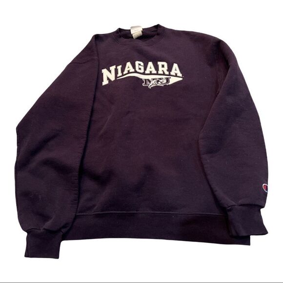 Champion athletic women’s medium navy Sweatshirt - Picture 1 of 3